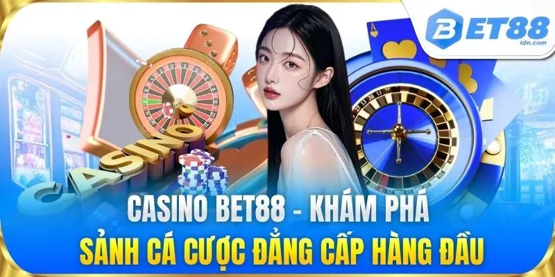 Casino BET88 - Khám phá sảnh cá cược đẳng cấp hàng đầu